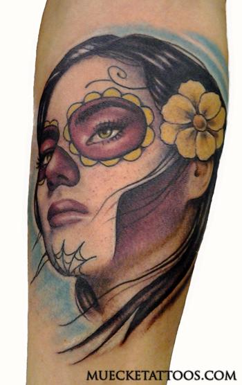 Tattoos - Day of the Dead Tattoo - 72941